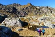 Monti Colombarolo (2309 m) e Ponteranica orientale (2378 m) da Ca’ San Marco il 27 ottobre 2016 - FOTOGALLERY